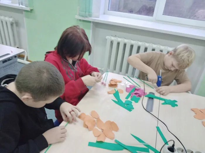 Челюскинская библиотека. Занятие мастер - класса