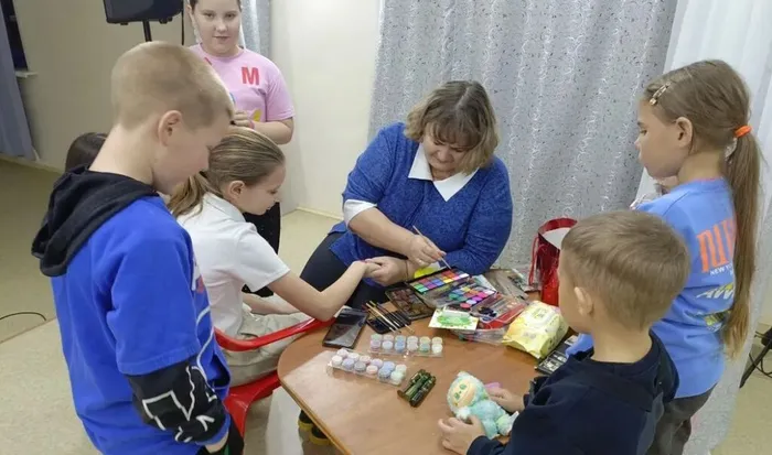 Участники мероприятия Любимый аквагримм