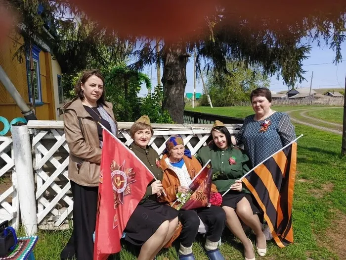 С Анной Яковлевной Казанцевой