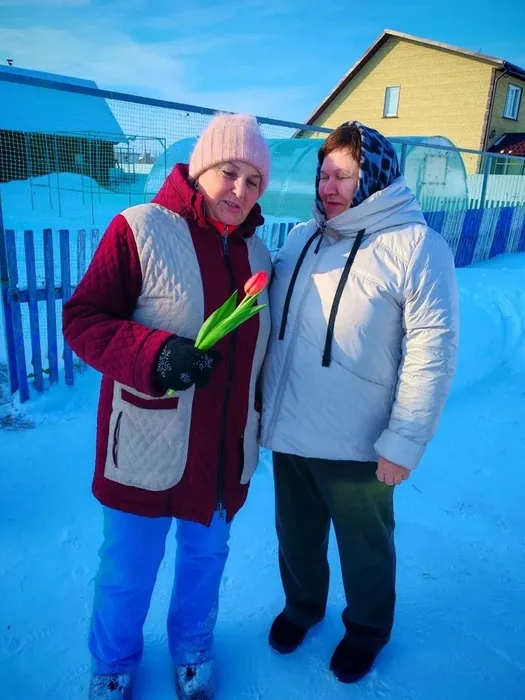 Вручение цветов